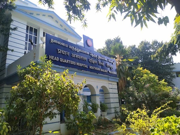 Southern Railway Headquarters Hospital - Padma Ambulance Service Perambur