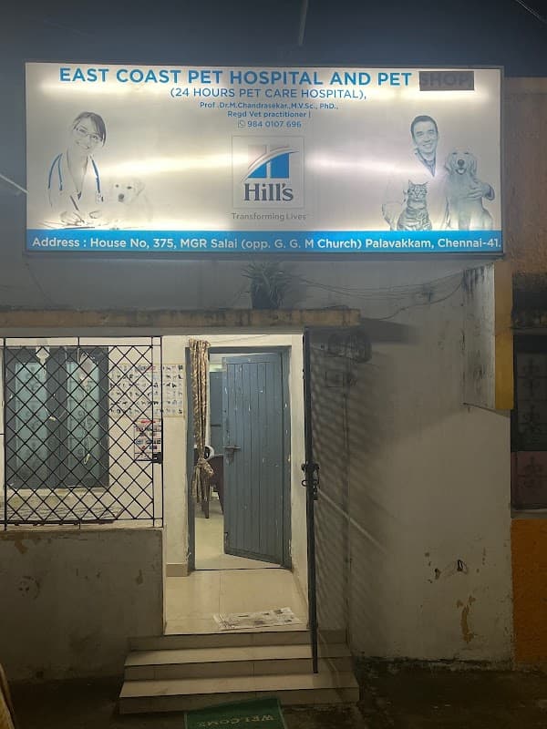 East Coast Pet Hospital - Padma Ambulance Service Palavakkam