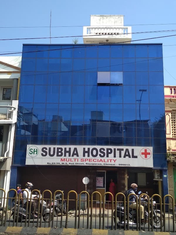 Subha Hospital - Ambulance service by Padma Ambulance in Royapuram