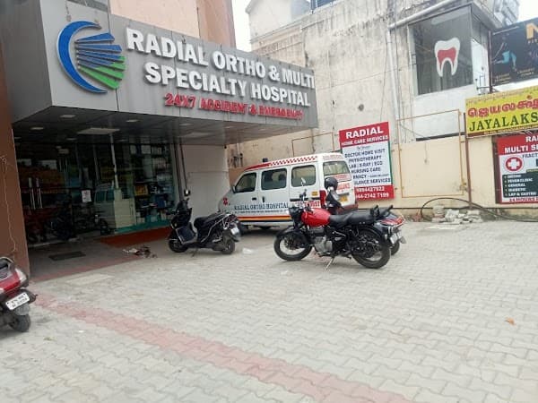 Radial Ortho and Multi-speciality Hospital - Ambulance service by Padma Ambulance in Vandalur