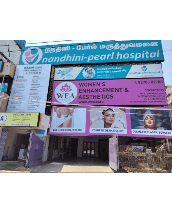 Nandhini Pearl Hospital - Gynecology & Maternity Care -Velachery - Ambulance service by Padma Ambulance in Velachery