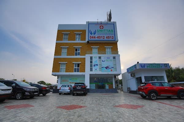 Unittas Hospital OMR - Ambulance service by Padma Ambulance in Kelambakkam