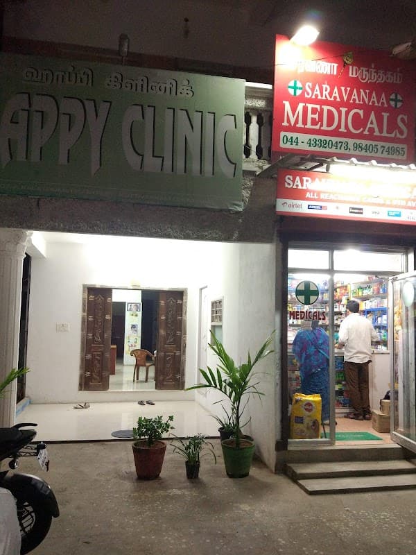 Happy Clinic Hospital - Ambulance service by Padma Ambulance in Palavakkam