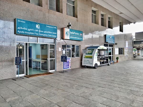Apollo Hospitals Free Emergency Care Centre - Ambulance service by Padma Ambulance in Koyambedu