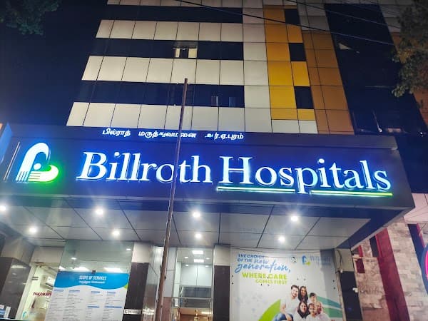 Billroth Hospital - Best Multi Speciality Hospital - Ambulance service by Padma Ambulance in Mylapore