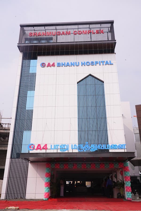 A4 BHANU Hospital Maternity Centre in Pammal - Ambulance service by Padma Ambulance in Pammal