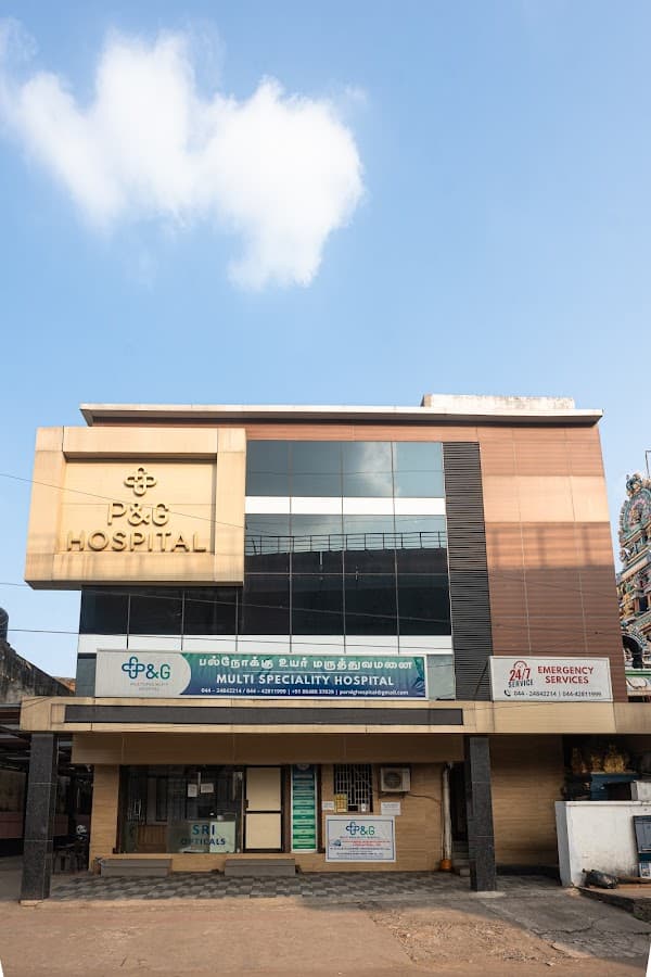P & G Multispeciality Hospital - Padma Ambulance Service Vadapalani